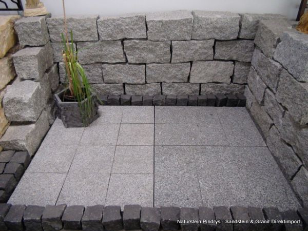 Granitmauersteine, Granitsteine 20*20*40 cm