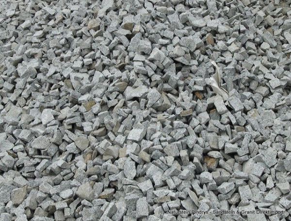 Granit Brusteine, Gartensteine gelb-grau