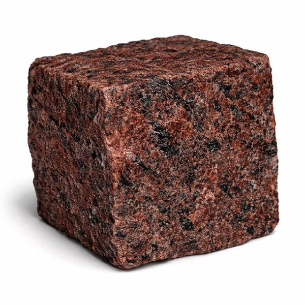 Granitpflastersteine rot Mittelkorn Vanga